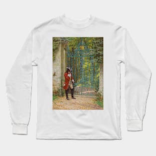 The Appointed Time by Edmund Leighton Long Sleeve T-Shirt